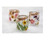 FLEURS SÉCHÉES PRÉSSÉES, Pochette de 10 pièces - Jaune