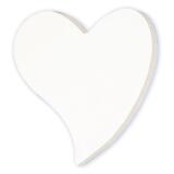 * Petit coeur plein forme sexy 12cm - Blanc