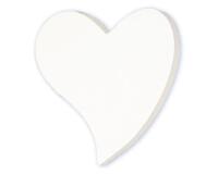 * Petit coeur plein forme sexy 12cm - Blanc