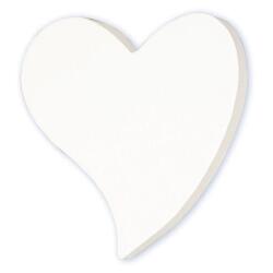* Petit coeur plein forme sexy 12cm - Blanc