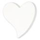 * Petit coeur plein forme sexy 12cm - Blanc