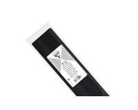 PAPIER DE SOIE, Sachet de 8 feuilles pliées 18g/m2 au format 50x75cm - Noir