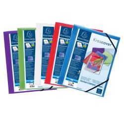 Kreacover Elasticated 3 Flap Folder with front pocket