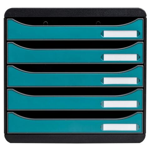 Big Box Maxi Skandi - 347X278X271 mm, A4+ - Azul Pacífico