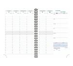 Agenda de bureau SAD 20S All in one 15 x 21 cm Classic Semainier Septembre 2025 à Décembre 2026 - 16 mois. - Noir