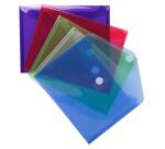 Fundas con adhesivo scratch A5 2/100e Polipopileno reciclado - Colores surtidos