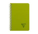 Cahier reliure intégrale Linicolor INTENSIVE 9x14cm 100 pages ligné couverture plastique polypropyène rainuré Couleur aléatoire - Assortis