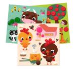 Coffret créatif, Pâte à modeler et gommettes - Multicolore
