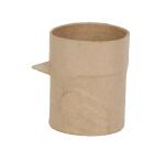 Pot à crayons oiseau 8x10,5x10cm - Kraft