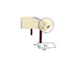 3 in 1 Spunbound Tablecloth Roll L0.4x4.8m