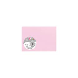 Paquet de 25 cartes simples Pollen 110x155mm 210g/m2 - Rose dragée