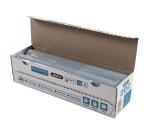 Rotoli carta per carta di credito 57x40mm - 18m - Carta termica conttato alimentare 52gr - Safe Contact senza fenolo - Grigio chiaro|