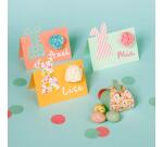 PAPIERS IMPRIMÉS, Bloc de 20 feuilles 200g/m2 au format 14,8x21cm - Shabby - Multicolore