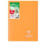 Cahier piqué Koverbook A4 96 pages grands carreaux couverture polypropylène opaque 100% recyclé - Assortis