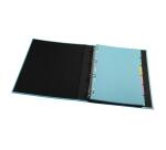 Intercalaires carte lustrée 400g/m2 Aquarel 6 positions - A4 - Couleurs assorties