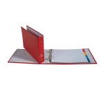 Classeur rembordé polypropylène pour fiches bristol 125x200 2 anneaux 25mm - Couleurs assorties