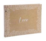 Álbum de fotografías para boda KRAFT 37x29 cm - 160 fotos 40 páginas - Visual