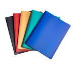 Documentenbeschermer PP gerecycleerd halfhard 80 zichten Opak - assortiment kleuren