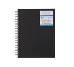 Goldline carnet spiralé 40F 17,8x25x4cm 250g - Noir