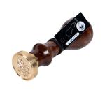 Sceau à vis avec manche en bois vernis ( Symbole) - rose