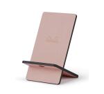 Rhodiarama support pour téléphone mobile simili cuir italien 13x8x8,5 cm - Touche de rose