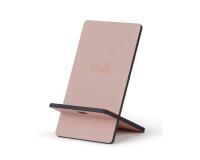 Rhodiarama support pour téléphone mobile simili cuir italien 13x8x8,5 cm - Touche de rose