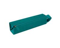 Rhodiarama trousse plumier simili cuir italien 23x5x5 cm - Paon