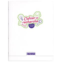 Cahier de Recherche piqué 8000 POLYPRO 24x32 cm 192 pages uni 70 g - Incolore