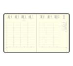 Agenda de bureau Eurotime 18 Barbara 15 x 17 cm Semainier Janvier à décembre 2026 - Couleurs assorties