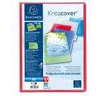 Protège-documents en polypropylène semi-rigide KreaCover® Chromaline 160 vues - A4 - Couleurs assorties