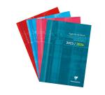 Agenda de bord millésimé enseignant 6 colonnes (48 cases/semaine) piqué A4 112 pages Couleur aléatoire - Assortis