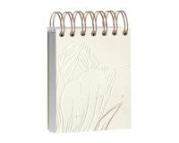 Tulip paper, Bloc reliure intégrale en-tête 9x11 cm, 160 feuilles, uni