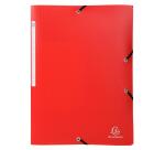 Chemise à élastiques Opaque, PP, A4, rouge
