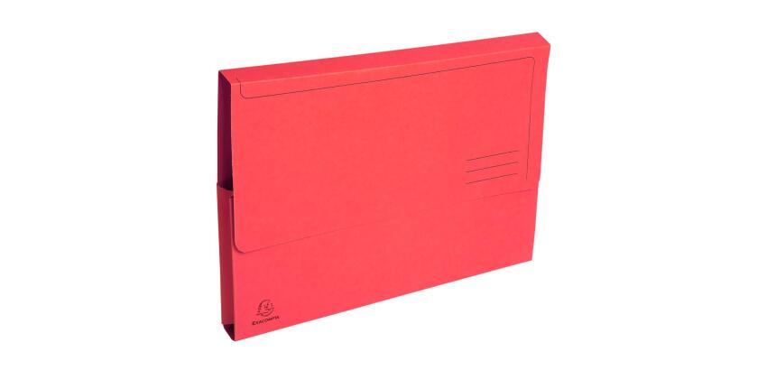 Packung mit 10 Aktenmappen mit Verschlußkappe, Recycling-Karton 290g, 24x32cm für DIN A4, Forever
