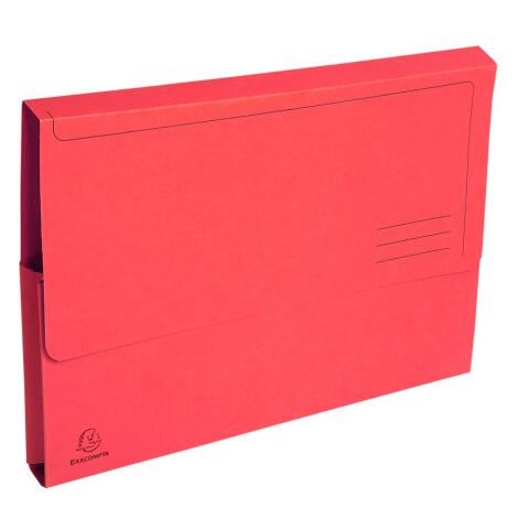 Paquete de 10 Subcarpetas A4 Bolsa Forever® 290 g/m2 Exacompta - Rojo