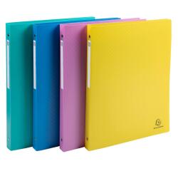 Ringbuch A4 aus Polypropylen mit 4 Ringen 15mm, Forever Young - Farben sortiert