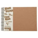 Album de voyage Age Bag reliure intégrale A4 paysage 80 pages ligné 120g + uni à grain 160g