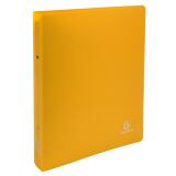 Exacompta PP Opak Ring Binder, A4 Maxi, 2 O rings, 40mm spine, Pack of 5. - Yellow