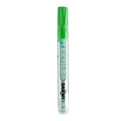 DARWI Marqueur Peinture Textile Opaque Pointe Conique Fine 2mm - Vert prairie