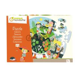 Puzzle éducatif, Les saisons - Multicolore