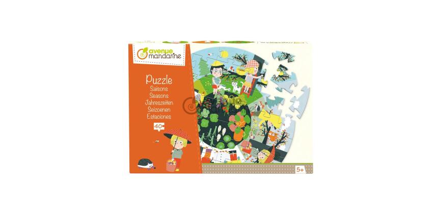 Puzzle éducatif, Les saisons - Multicolore