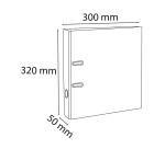 Registratore a leva Prem'Touch interno/esterno polipropilene - dorso 50mm - A4 maxi