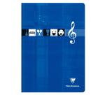 Cahier Musique & Chant piqué A4 96 pages grands carreaux Couleur aléatoire - Assortis