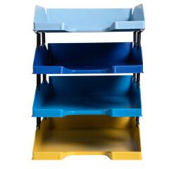 Pack Letter Trays Bee Blue Ass. Colors - Assorted colours
