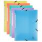 Exacompta Chromaline Pastel Elasticated Folder (3-Flap PP) A4