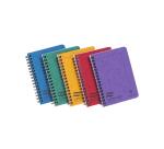 Notemaker Europa cahier reliure intégrale A6 120 pages détachables petits carreaux - Assortiment A