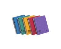 Notemaker Europa cahier reliure intégrale A6 120 pages détachables petits carreaux - Assortiment A