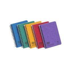 Notemaker Europa cahier reliure intégrale A6 120 pages détachables petits carreaux - Assortiment A