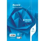Buvard 7000 16x21 cm 10 feuilles uni 100 g teinte blanche