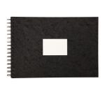 Carnet de Voyage aquarelle spiralé 20F A4 300g - Noir